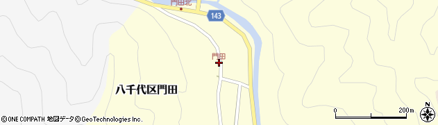 門田周辺の地図