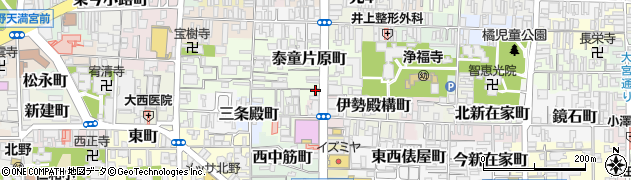 京都府京都市上京区泰童片原町659周辺の地図