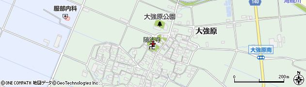 随法寺周辺の地図