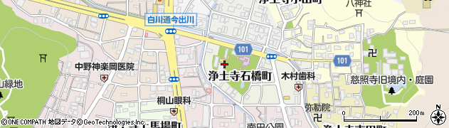白水園 京都周辺の地図