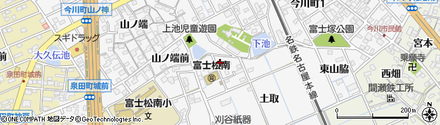 愛知県刈谷市今川町土取55周辺の地図