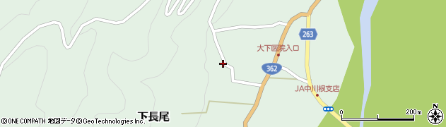 静岡県榛原郡川根本町下長尾168周辺の地図