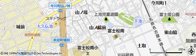 愛知県刈谷市今川町山ノ端前周辺の地図