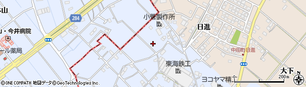 愛知県豊田市駒新町（坂上）周辺の地図