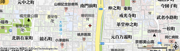 京都府京都市上京区晴明町周辺の地図