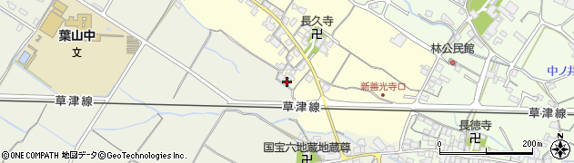 滋賀県栗東市高野67周辺の地図