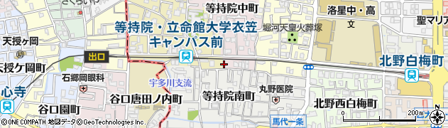 京都府京都市北区等持院中町48周辺の地図