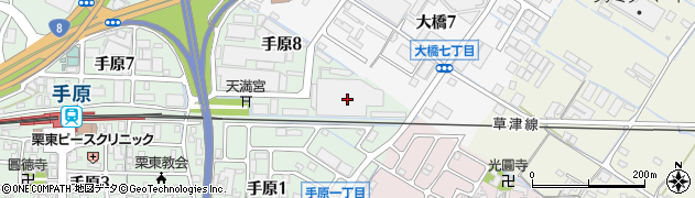 福山通運株式会社　栗東支店集荷受付周辺の地図