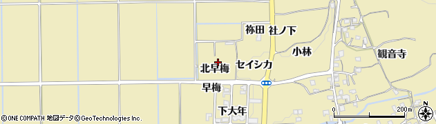 京都府亀岡市保津町北早梅周辺の地図