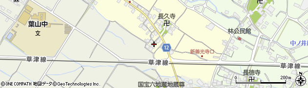 滋賀県栗東市高野65周辺の地図
