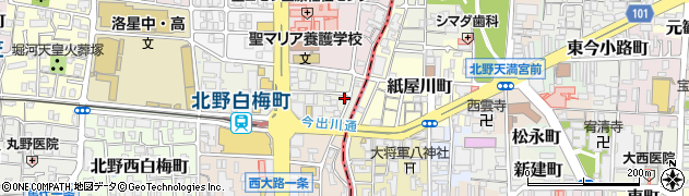京都府京都市北区北野上白梅町49-5周辺の地図
