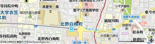 焼鳥ぎんじ Ginji 北野白梅町店周辺の地図