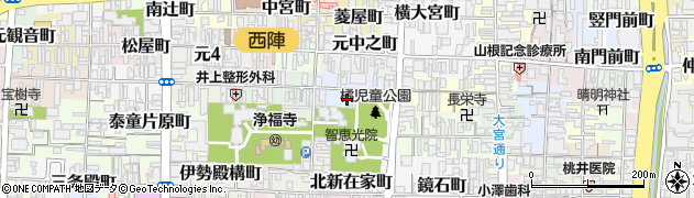 京都府京都市上京区笹屋町一丁目周辺の地図