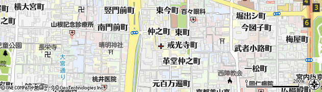 京都府京都市上京区頭町492周辺の地図