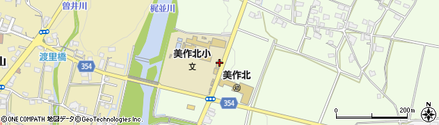 岡山県美作市楢原中60周辺の地図
