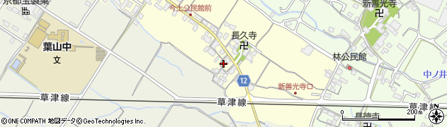 滋賀県栗東市高野72周辺の地図