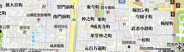 京都府京都市上京区頭町490周辺の地図
