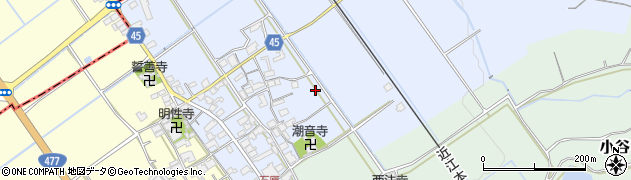 滋賀県日野町（蒲生郡）石原周辺の地図