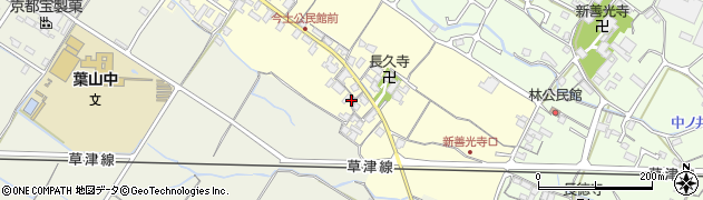 滋賀県栗東市高野71周辺の地図
