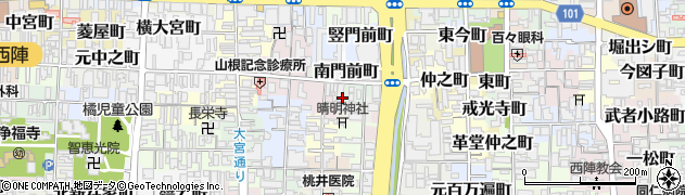 京都府京都市上京区富小路町周辺の地図