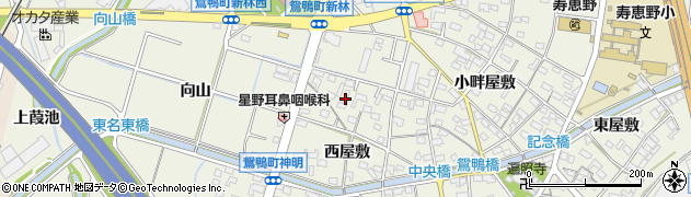愛知県豊田市鴛鴨町西屋敷26周辺の地図
