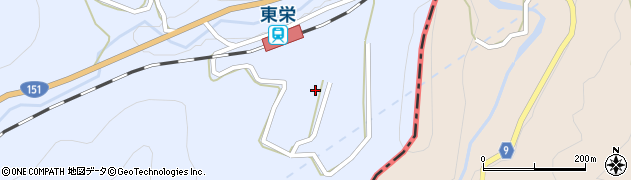 愛知県東栄町（北設楽郡）三輪（丸山）周辺の地図