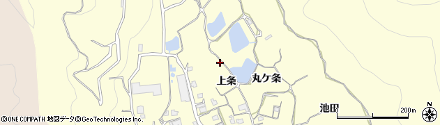 京都府亀岡市稗田野町鹿谷上条94周辺の地図