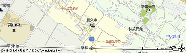 滋賀県栗東市高野61周辺の地図