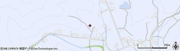 岡山県真庭市西河内周辺の地図