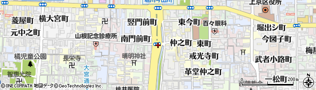 京都府京都市上京区橋詰町周辺の地図