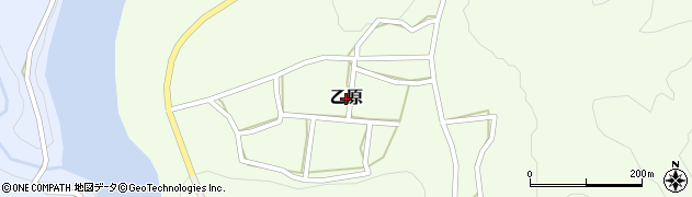 島根県美郷町（邑智郡）乙原周辺の地図