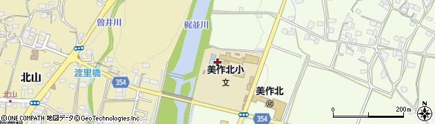 岡山県美作市楢原中41周辺の地図