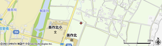 岡山県美作市楢原中283周辺の地図