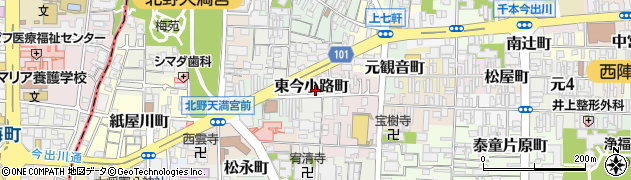 京都府京都市上京区東今小路町762周辺の地図