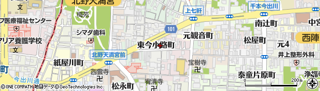 京都府京都市上京区東今小路町761周辺の地図