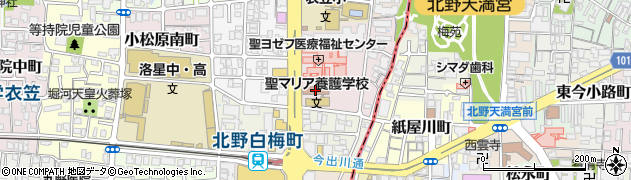 ひばり学園周辺の地図