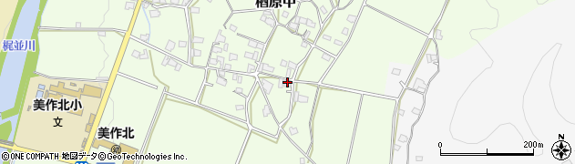 岡山県美作市楢原中299周辺の地図