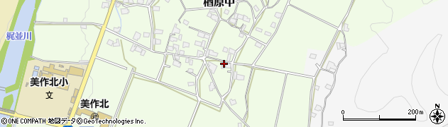 岡山県美作市楢原中300周辺の地図