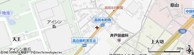 愛知県豊田市高岡本町（南）周辺の地図