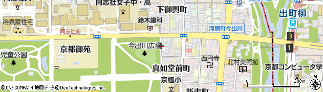 京都府京都市上京区大原口突抜町周辺の地図