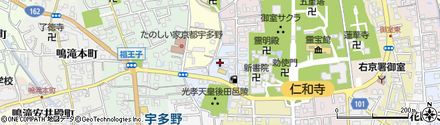 京都府京都市右京区宇多野馬場町6周辺の地図