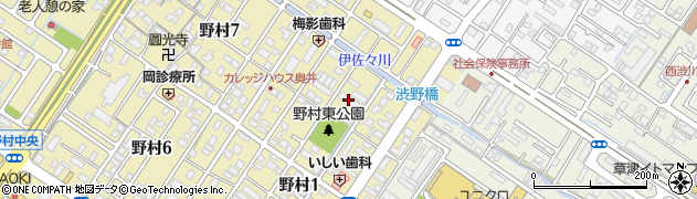 エイジフリーハウス草津野村周辺の地図