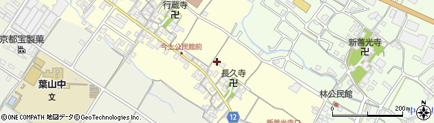 滋賀県栗東市高野84周辺の地図