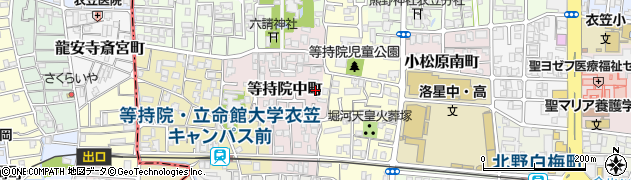 京都府京都市北区等持院中町37周辺の地図