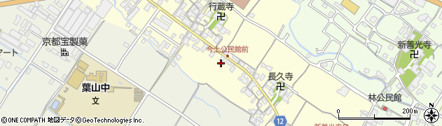 滋賀県栗東市高野157周辺の地図