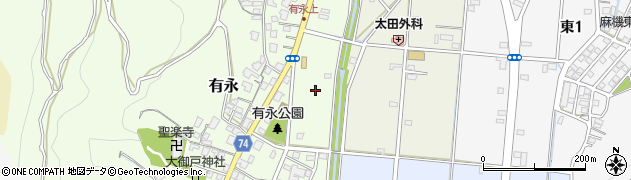 静岡県静岡市葵区有永町16周辺の地図