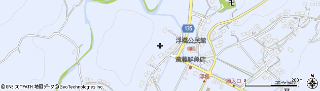 静岡県伊豆の国市浮橋周辺の地図