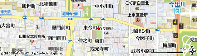 京都市幼稚園みつば幼稚園周辺の地図