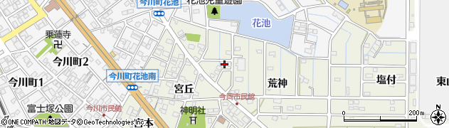 愛知県刈谷市今岡町荒神周辺の地図