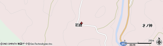 愛知県豊田市和合町岩倉周辺の地図